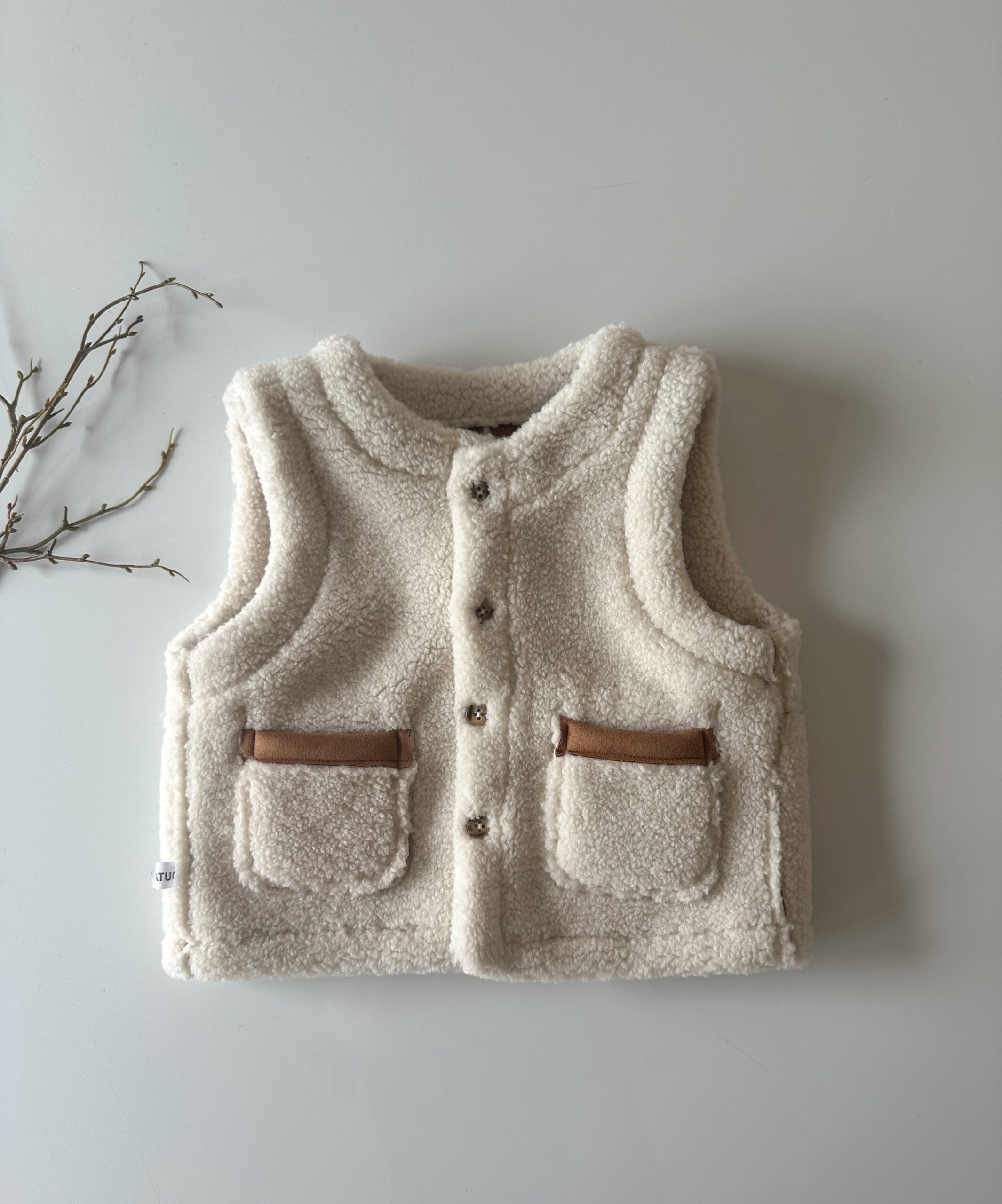 Reversible Teddy Body Warmer Vest - VHANNA Kids Online Store